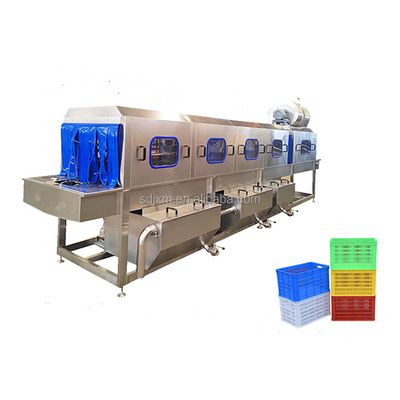 Efficient Basket Washing System Stainless Steel Fruit Basket Washing  Automatic Plastic Basket Washing Machine