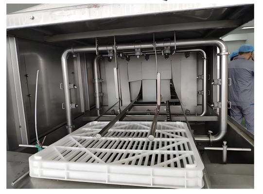 Basket Box Crate Washing Plastic Crate Cleaning Equipment Machine Plastic Basketing Machine Basket Washing Machine