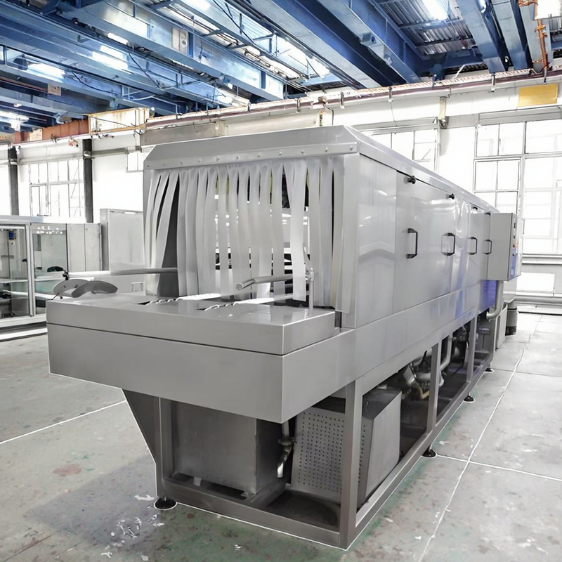 Distribution Vegetable Pallet Crate Basket Washing Drying Machine 304 Stainless Steel Turnover Plastic Crate Washing Machine
